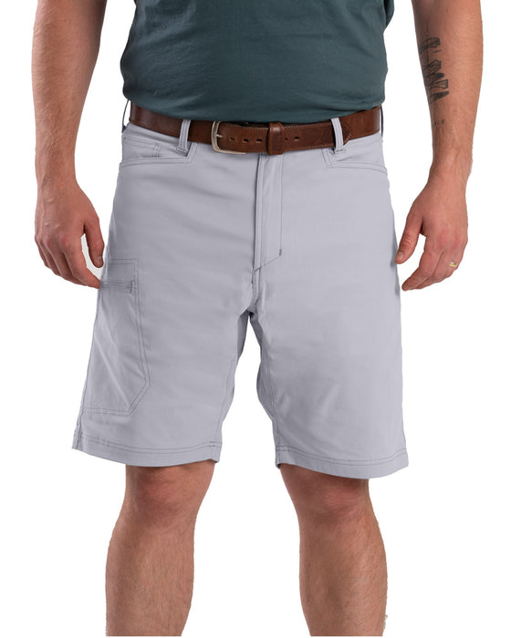 Berne Mens Lightweight Flex Pro Smoke Nylon Blend Casual Shorts