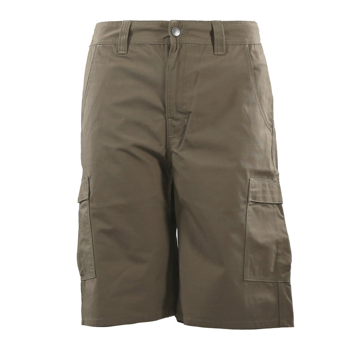 Berne Mens Putty Cotton Blend Ripstop Cargo Shorts