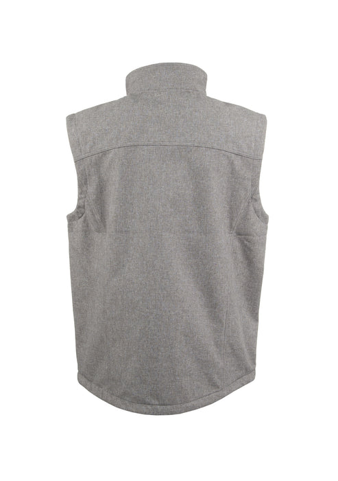 STS Ranchwear Youth Unisex Weston Heather Gray Poly/Spandex Fleece Vest