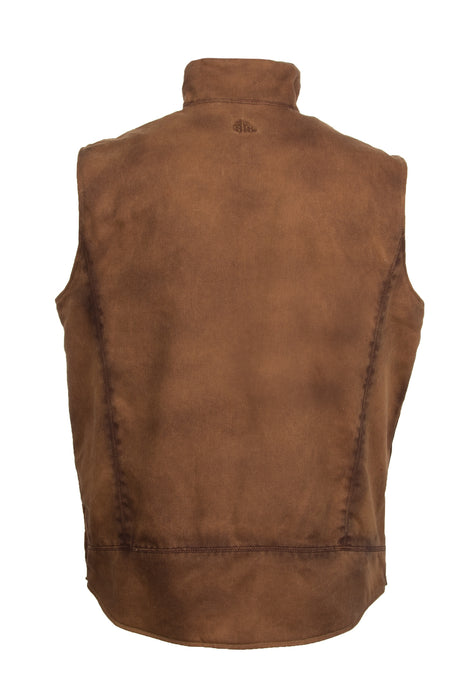 STS Ranchwear Mens Pecos Amber Brown 100% Cotton Cotton Vest