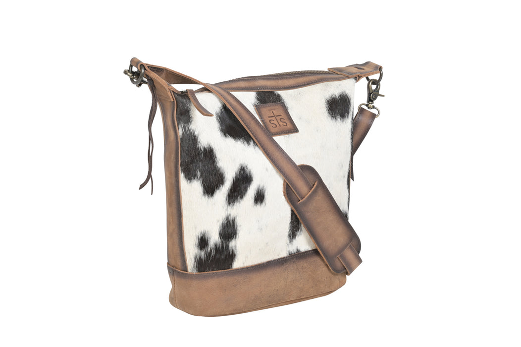 STS Ranchwear Womens Mailbag Tornado/Cowhide Leather Tote Bag