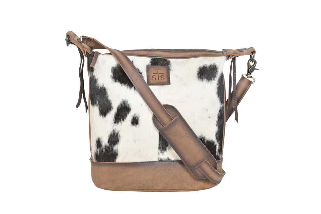 STS Ranchwear Womens Mailbag Tornado/Cowhide Leather Tote Bag