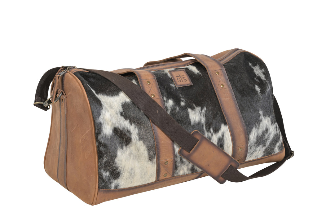 STS Ranchwear Womens Saltillo Duffle Tornado/Cowhide Leather Duffel Bag