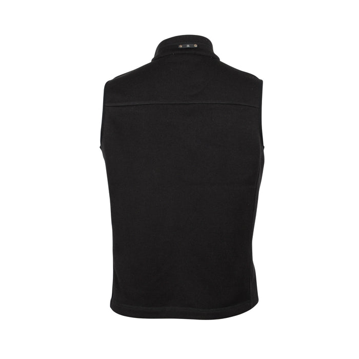 STS Ranchwear Mens Lane Black 100% Polyester Fleece Vest