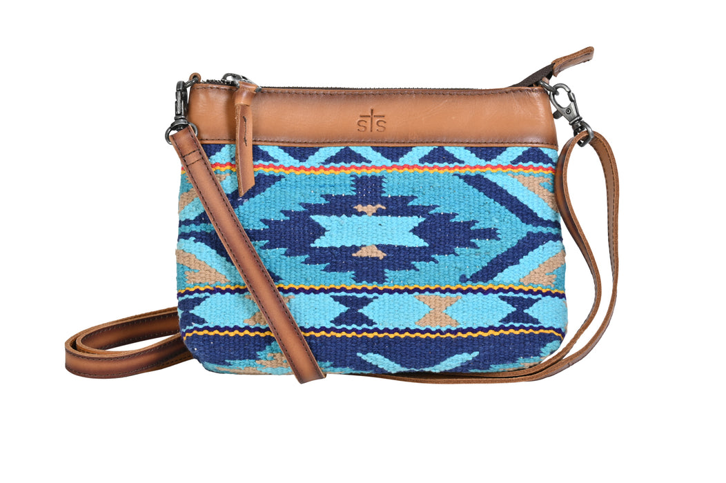 STS Ranchwear Womens Mojave Sky Grace Multi-Color Leather Crossbody Bag