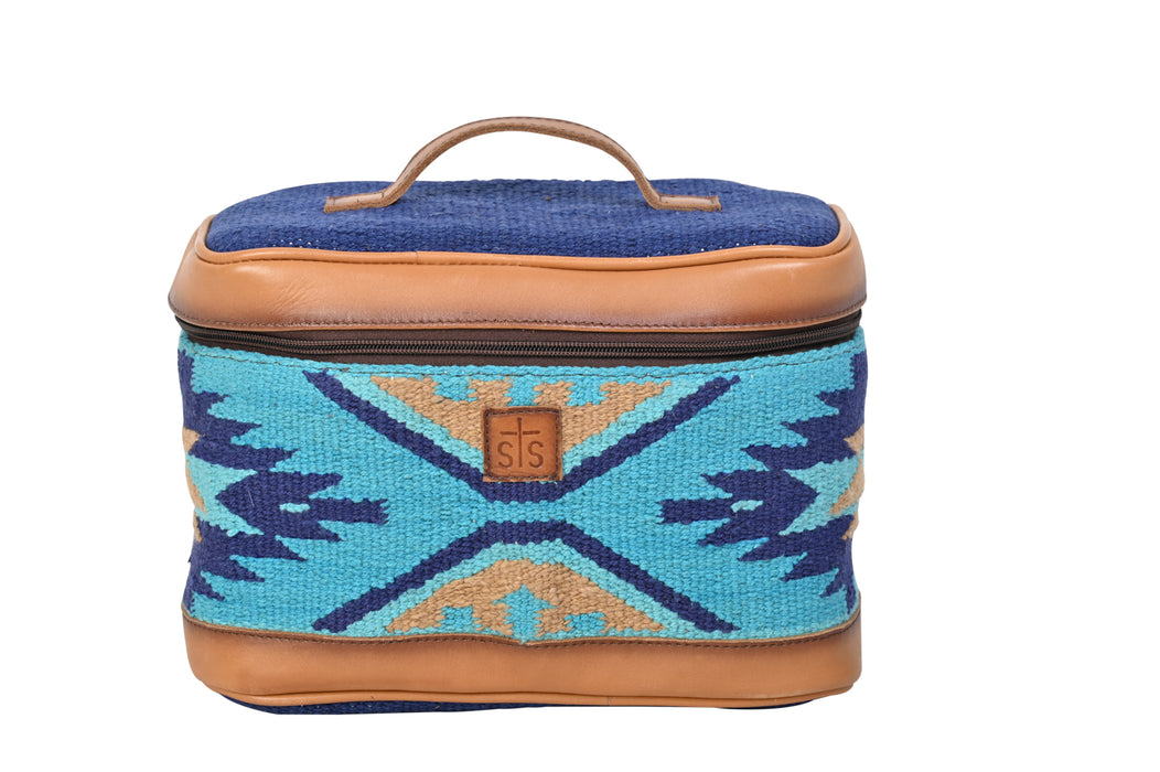 STS Ranchwear Womens Mojave Sky Multi-Color Leather Travel Bag