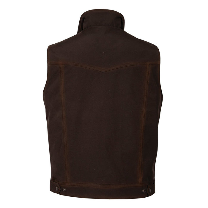 STS Ranchwear Spilled Whiskey Vest Youth Unisex Softshell Western Dark Brown