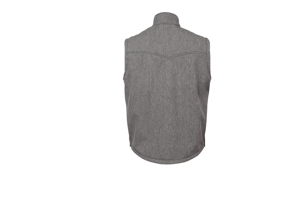 STS Ranchwear Womens Barrier Heather Gray Polyester Softshell Vest