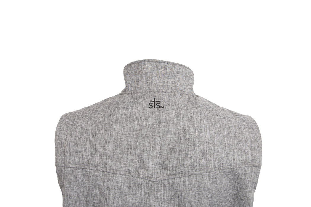 STS Ranchwear Barrier Vest Youth Polyester Water-Repellent Light Gray