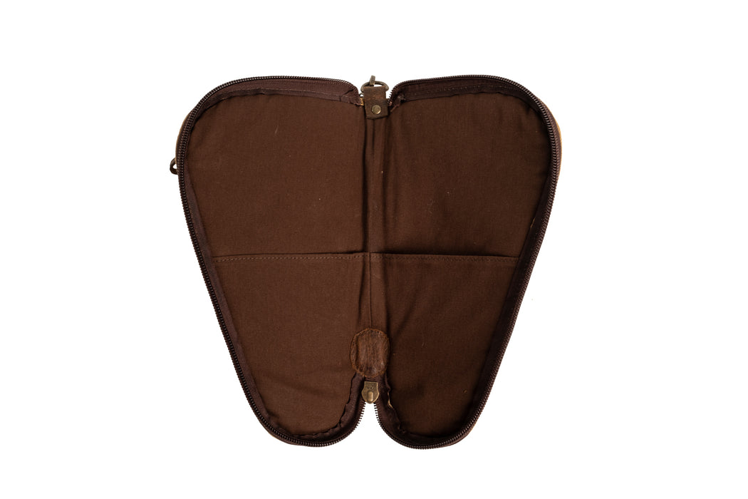 STS Ranchwear Unisex Buffalo Creek Tan/Chestnut Leather Pistol Case