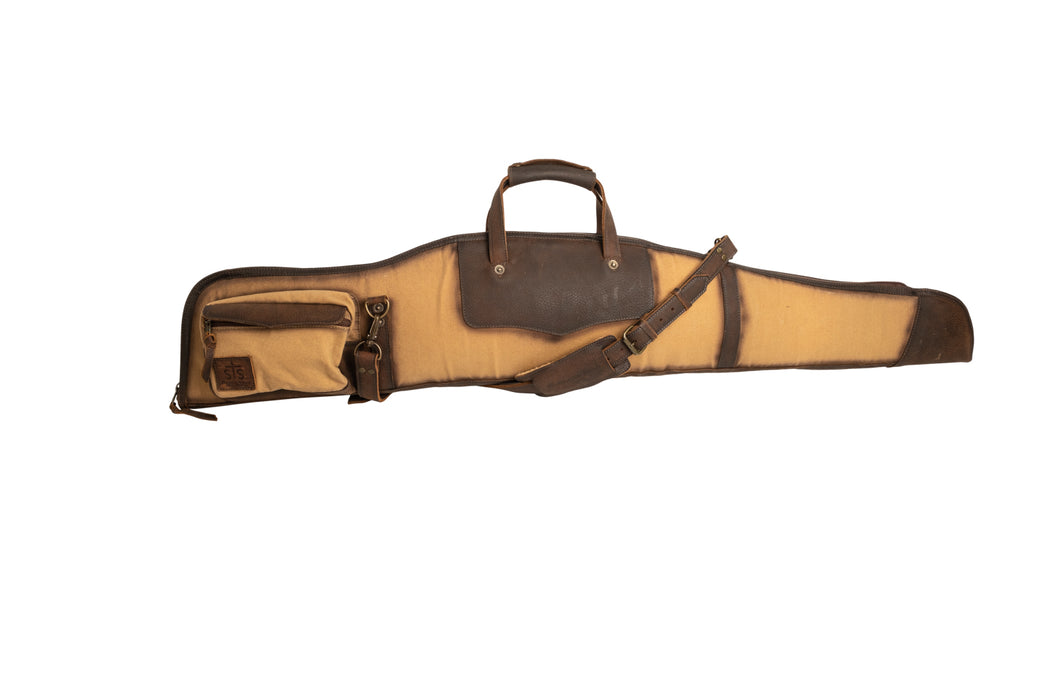 STS Ranchwear Unisex Buffalo Creek Tan/Chestnut Leather Rifle Case