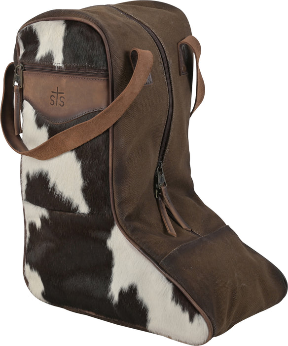 STS Ranchwear Womens Multi Cowhide Leather Boot Bag