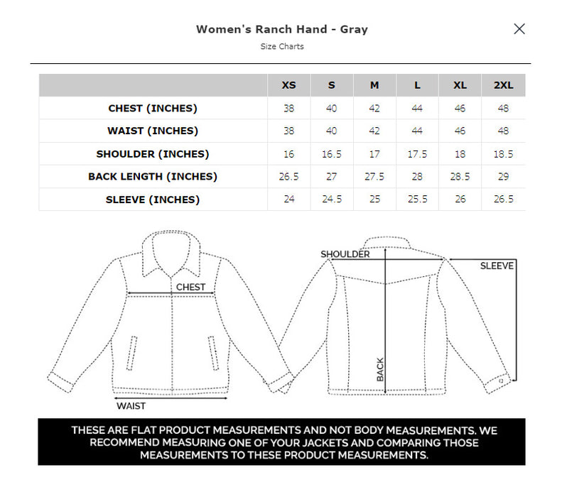 STS Ranchwear Womens Ranch Hand Steel Grey Leather Leather Jacket