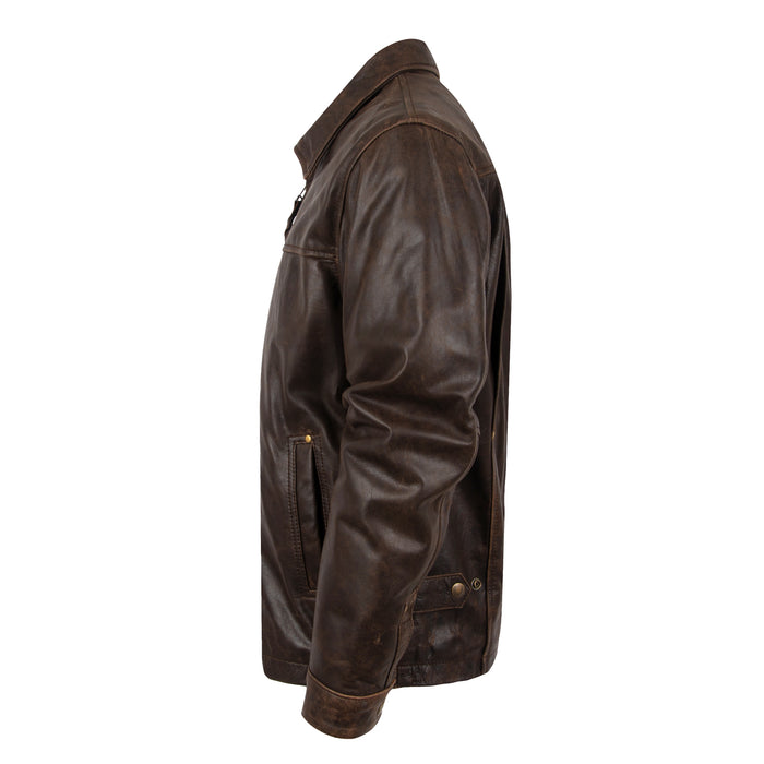 STS Ranchwear Youth Boys Rifleman Vintage Brown Leather Leather Jacket