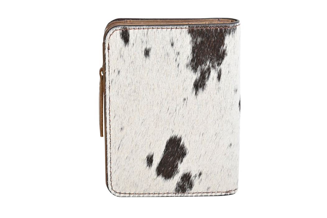 STS Ranchwear Womens Soni Distressed Brown Cowhide Zip Around Wallet