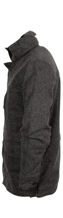 STS Ranchwear Smitty Mens Wool/Acrylic Hooded Charcoal Tweed