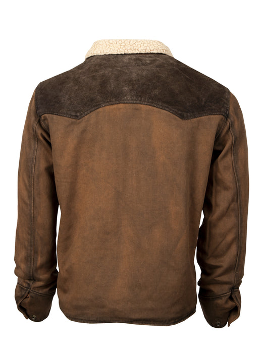 STS Ranchwear Mens Daybreak Rustic Brown 100% Cotton Cotton Jacket