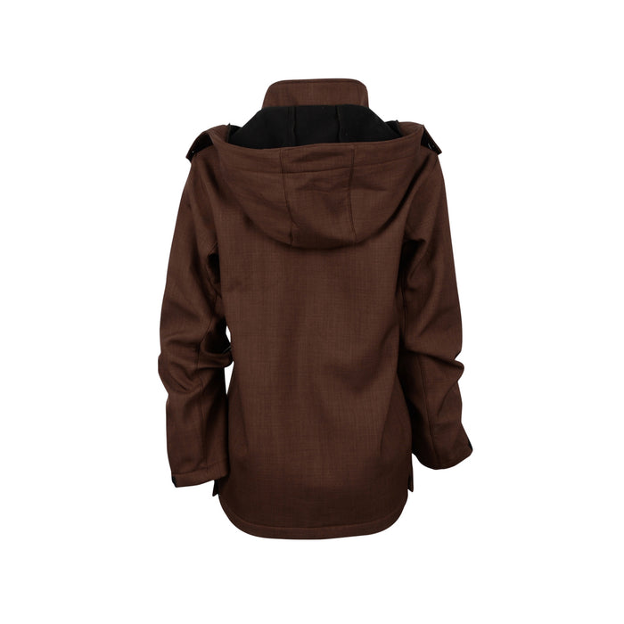 STS Ranchwear Womens Weston Chocolate Poly/Spandex Softshell Jacket