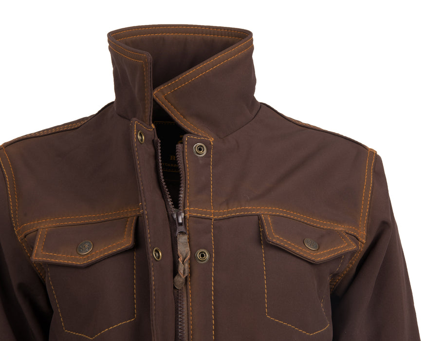 STS Ranchwear Womens Brumby Brown Polyester Softshell Jacket