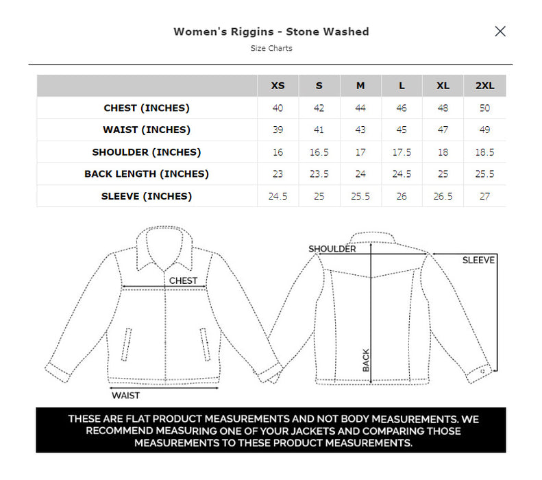 STS Ranchwear Womens Riggins Stone Washed Denim 100% Cotton Cotton Jacket