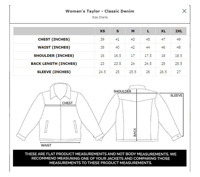 STS Ranchwear Womens Taylor Classic Denim 100% Cotton Cotton Jacket