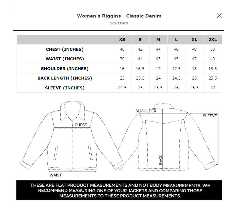 STS Ranchwear Womens Riggins Classic Denim 100% Cotton Cotton Jacket