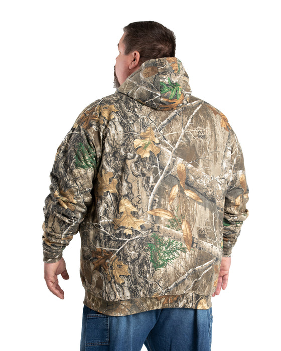 Berne Mens Realtree Edge Cotton Blend Hooded Sweatshirt