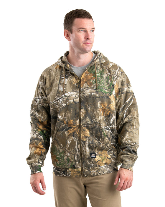 Berne Mens Realtree Edge Cotton Blend Hooded Sweatshirt