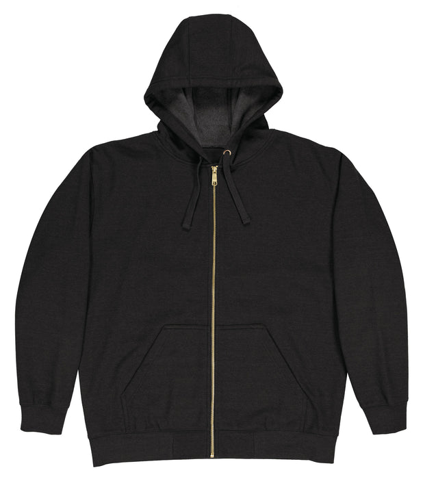 Berne Mens Black Cotton Blend Iceberg Hooded Sweatshirt