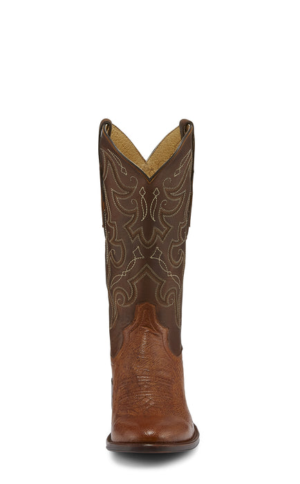 Tony Lama 13in 1911 Mens Brown Tundra Patron Leather Cowboy Boots