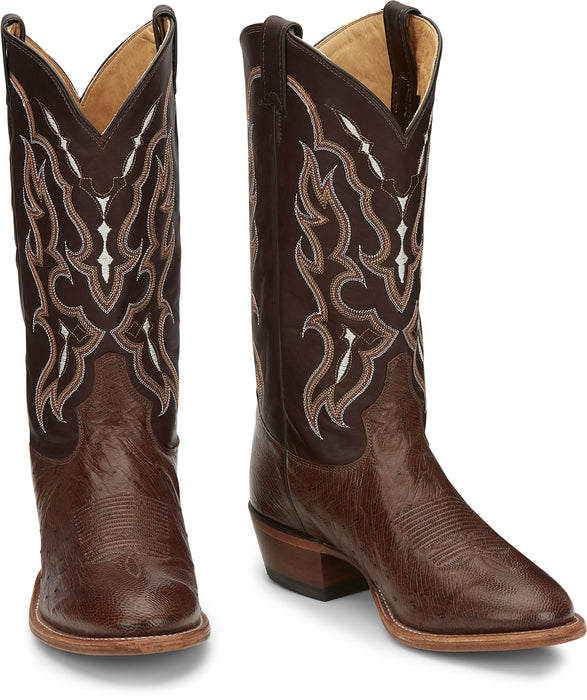 Tony Lama 13in Mens Kango Tiberius Ostrich Cowboy Boots