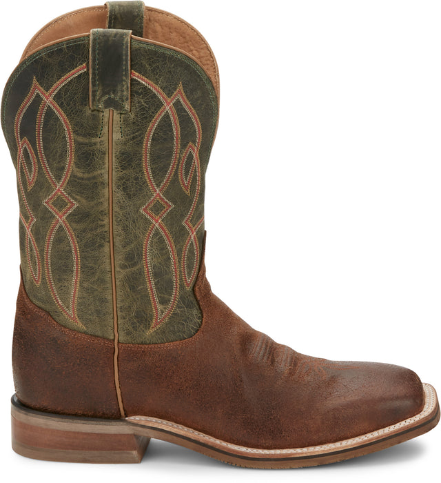 Tony Lama 11in Americana Mens Brown Landgrab Leather Cowboy Boots