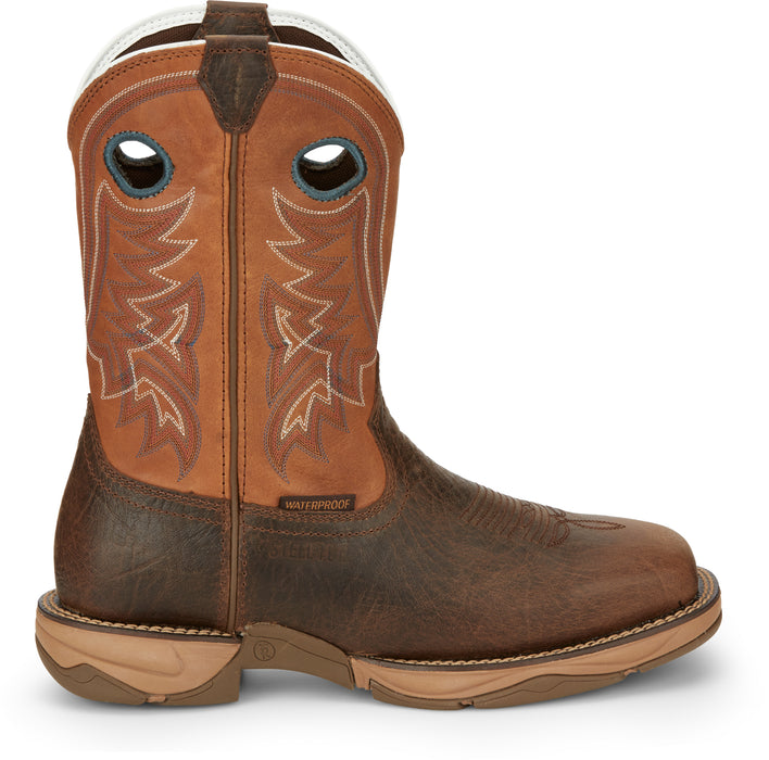 Tony Lama 11in 3R Mens Tan Lopez Leather Cowboy Boots