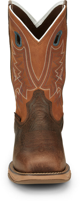 Tony Lama 11in 3R Mens Tan Lopez Leather Cowboy Boots