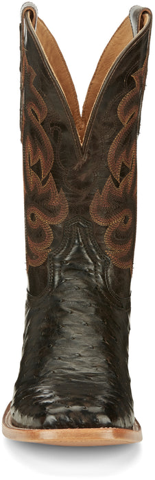 Tony Lama 11in Mens Umber Quaid FQ Ostrich Cowboy Boots