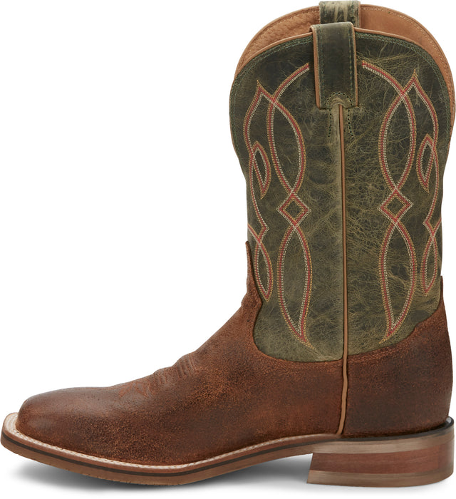 Tony Lama 11in Americana Mens Brown Landgrab Leather Cowboy Boots