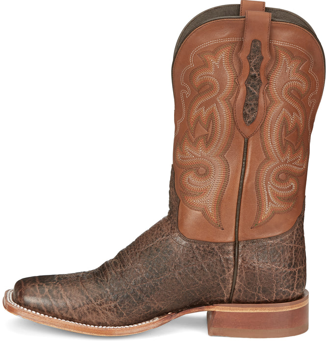 Tony Lama 11in Mens Cognac Rowel Leather Cowboy Boots