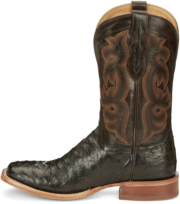 Tony Lama 11in Mens Umber Quaid FQ Ostrich Cowboy Boots