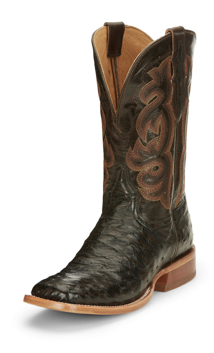 Tony Lama 11in Mens Umber Quaid FQ Ostrich Cowboy Boots