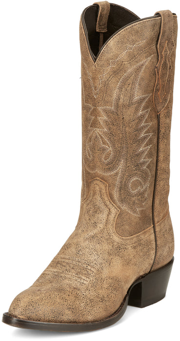 Tony Lama 13in Goat Mens Desert Tan Outpost Leather Cowboy Boots