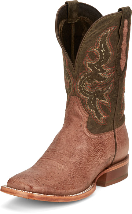 Tony Lama 11in Goat Mens Olive Cadiz Leather Cowboy Boots