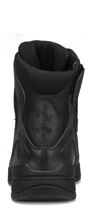 Belleville Mens Black Leather 7in Ultralight Zip Tactical Military Boots