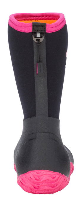 Dryshod Kids Girls Sport Tuffy Black/Pink Rubber Barn Boots