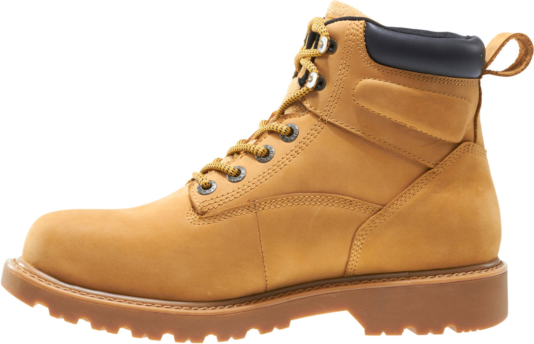 Wolverine Mens Wheat Leather Floorhand WP ST 6in Work Boots