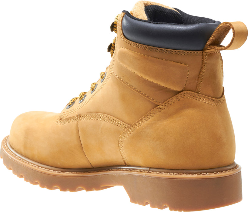 Wolverine Mens Wheat Leather Floorhand WP ST 6in Work Boots