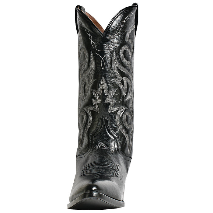 Dan Post Mens Milwaukee Cowboy Boots Leather Black